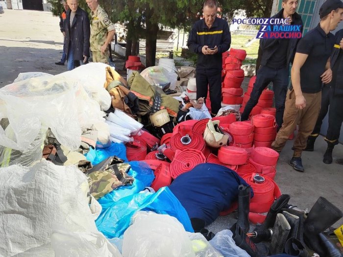 В очередной раз Братство спасателей оказало помощь населению на освобожденных территориях